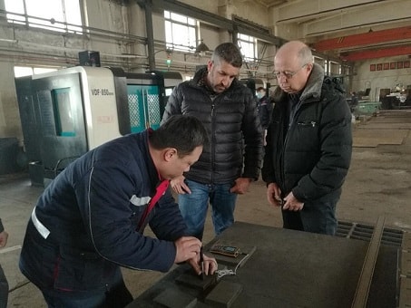 国外客户来访奔达模具